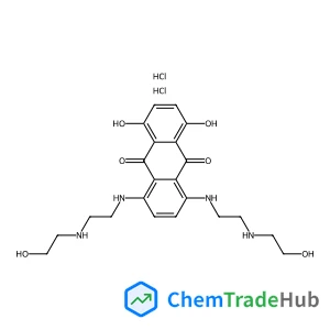 1,4-Dihydroxy-5,8-bis({2-[(2-hydroxyethyl)amino]ethyl}amino)-9,10-anthraquinone dihydrochloride