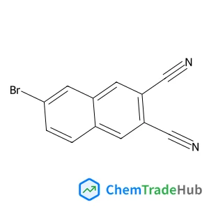 6-Bromo-2,3-naphthalenedicarbonitrile structure