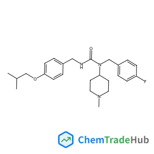 1-(4-Fluorobenzyl)-3-(4-isobutoxybenzyl)-1-(1-methyl-4-piperidinyl)urea