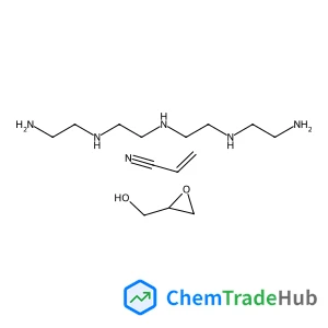 Tetraethylenepentamine, acrylonitrile, glycidol polymer