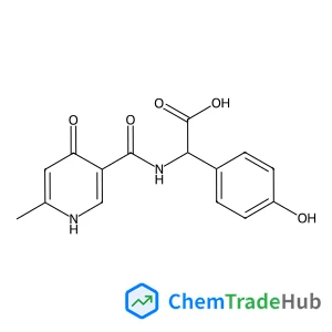 (2R)-{[(4-Hydroxy-6-methyl-3-pyridinyl)carbonyl]amino}(4-hydroxyphenyl)acetic acid