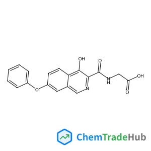 N-[(4-Hydroxy-7-phenoxy-3-isoquinolinyl)carbonyl]glycine