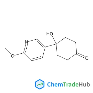 4-Hydroxy-4-(6-methoxy-3-pyridinyl)cyclohexanone