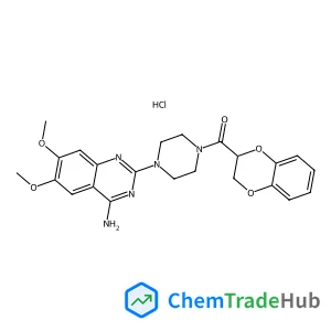 [4-(4-Amino-6,7-dimethoxy-2-quinazolinyl)-1-piperazinyl](2,3-dihydro-1,4-benzodioxin-2-yl)methanone hydrochloride (1:1)