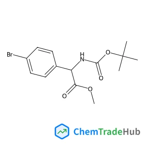 (4-BROMO-PHENYL)-TERT-BUTOXYCARBONYLAMINO-ACETIC ACID METHYL ESTER