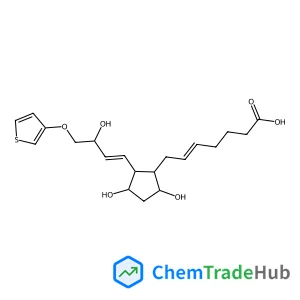 5-Heptenoic acid,7-[3,5-dihydroxy-2-[3-hydroxy-4-(3-thienyloxy)-1-butenyl]cyclopentyl]-