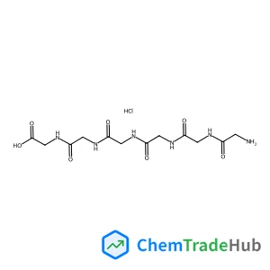 Glycylglycylglycylglycylglycylglycine hydrochloride (1:1)