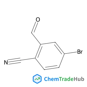 4-Bromo-2-formylbenzonitrile structure