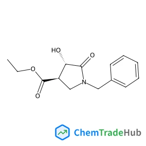 (3R,4S)-ethyl 1-benzyl-4-hydroxy-5-oxopyrrolidine-3- Carboxylate