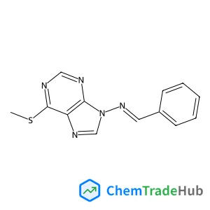 N-(6-methylsulfanylpurin-9-yl)-1-phenylmethanimine