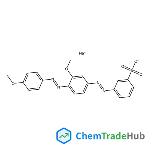 Sodium 3-[(E)-{3-methoxy-4-[(E)-(4-methoxyphenyl)diazenyl]phenyl}diazenyl]benzenesulfonate