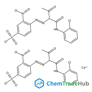 Calcium bis{4-[(E)-{1-[(2-chlorophenyl)amino]-1,3-dioxo-2-butanyl}diazenyl]-3-nitrobenzenesulfonate}