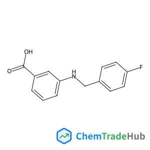 3-[(4-Fluorobenzyl)amino]benzoic acid
