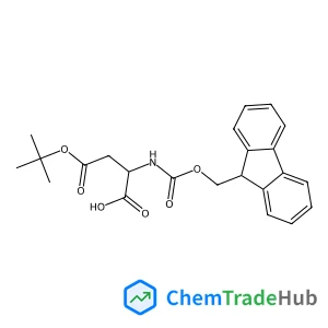 (2S)-2-{[(9H-Fluoren-9-ylmethoxy)carbonyl]amino}-4-[(2-methyl-2-propanyl)oxy]-4-oxobutanoic acid