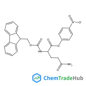 4-Nitrophenyl N~2~-[(9H-fluoren-9-ylmethoxy)carbonyl]-L-glutaminate