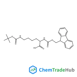 N~2~-[(9H-Fluoren-9-ylmethoxy)carbonyl]-N~6~-{[(2-methyl-2-propanyl)oxy]carbonyl}-L-lysine