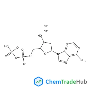 Disodium 2'-deoxy-5'-O-{[(hydroxyphosphinato)oxy]phosphinato}adenosine