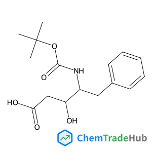 Ethyl 2,4,5-trideoxy-4-({[(2-methyl-2-propanyl)oxy]carbonyl}amino)-5-phenyl-L-threo-pentonate