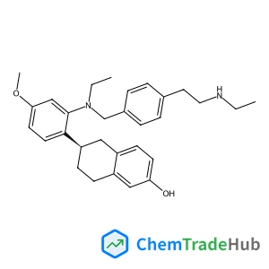 (6R)-6-[2-(Ethyl{4-[2-(ethylamino)ethyl]benzyl}amino)-4-methoxyphenyl]-5,6,7,8-tetrahydro-2-naphthalenol