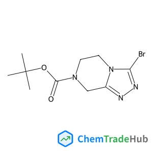 2-Methyl-2-propanyl 3-bromo-5,6-dihydro[1,2,4]triazolo[4,3-a]pyrazine-7(8H)-carboxylate