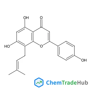5,7-Dihydroxy-2-(4-hydroxyphenyl)-8-(3-methyl-2-buten-1-yl)-4H-chromen-4-one