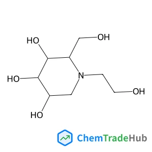 (2R,3R,4R,5S)-1-(2-Hydroxyethyl)-2-(hydroxymethyl)-3,4,5-piperidinetriol