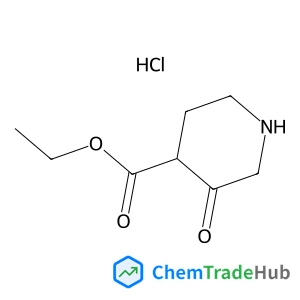 Ethyl 3-oxo-4-piperidinecarboxylate hydrochloride (1:1)
