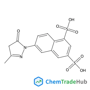 6-(3-Methyl-5-oxo-4,5-dihydro-1H-pyrazol-1-yl)-1,3-naphthalenedisulfonic acid