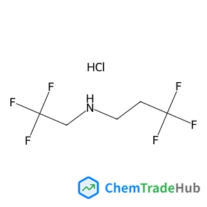 (2,2,2-Trifluoroethyl)(3,3,3-trifluoropropyl)amine Hydrochloride Chemical_Structure_Of