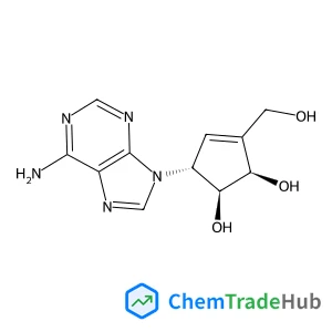 (1S,2R,5R)-5-(6-amino-9H-purin-9-yl)-3-(hydroxymethyl)cyclopent-3-ene-1,2-diol