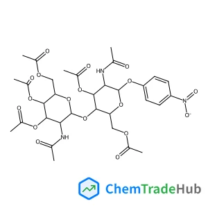 1-(4-Nitrophenyl)-N,N’-Diacetyl-3,6,3’,4’,6’-penta-O-acetylchitobioside