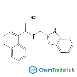 (1R)-N-(1H-Indol-2-ylmethyl)-1-(1-naphthyl)ethanamine hydrochloride (1:1)