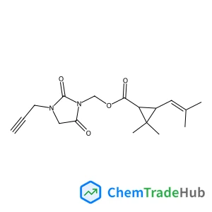 3-({[2,2-Dimethyl-3-(2-methyl-1-propen-1-yl)cyclopropyl]carbonyl}oxy)-1-(2-propyn-1-yl)-2,4-imidazolidinedione