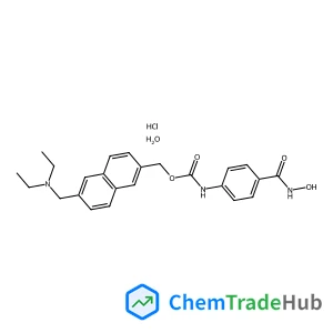 {6-[(Diethylamino)methyl]-2-naphthyl}methyl [4-(hydroxycarbamoyl)phenyl]carbamate hydrochloride hydrate