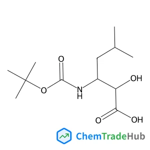 (2S,3S)-2-Hydroxy-5-methyl-3-({[(2-methyl-2-propanyl)oxy]carbonyl}amino)hexanoic acid