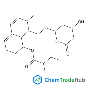 (1S,7S,8S,8aR)-8-{2-[(2R,4R)-4-Hydroxy-6-oxotetrahydro-2H-pyran-2-yl]ethyl}-7-methyl-1,2,3,7,8,8a-hexahydro-1-naphthalenyl (2S)-2-methylbutanoate