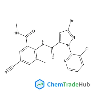 3-bromo-1-(3-chloropyridin-2-yl)-N-[4-cyano-2-methyl-6-(methylcarbamoyl)phenyl]-1H-pyrazole-5-carboxamide