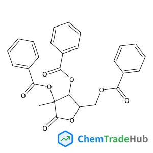 (3R,4R,5R)-5-[(Benzoyloxy)methyl]-3-methyl-2-oxotetrahydrofuran-3,4-diyl dibenzoate