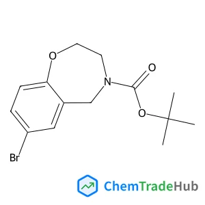 2-Methyl-2-propanyl 7-bromo-2,3-dihydro-1,4-benzoxazepine-4(5H)-carboxylate
