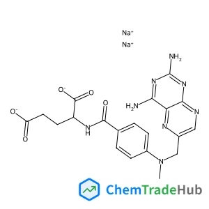 Disodium 2-[(4-{[(2,4-diamino-6-pteridinyl)methyl](methyl)amino}benzoyl)amino]pentanedioate