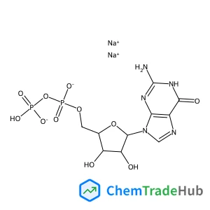 Disodium 5'-O-{[(hydroxyphosphinato)oxy]phosphinato}guanosine