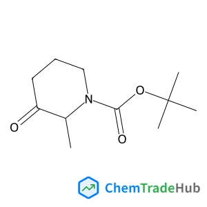 2-Methyl-2-propanyl 2-methyl-3-oxo-1-piperidinecarboxylate