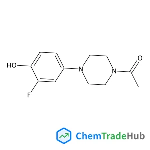 1-[4-(3-Fluoro-4-hydroxyphenyl)-1-piperazinyl]ethanone