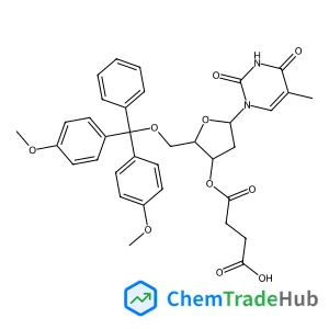 5'-O-[Bis(4-methoxyphenyl)(phenyl)methyl]-3'-O-(3-carboxypropanoyl)thymidine