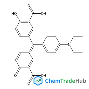 5-{(Z)-(3-Carboxy-5-methyl-4-oxo-2,5-cyclohexadien-1-ylidene)[4-(diethylamino)phenyl]methyl}-2-hydroxy-3-methylbenzoic acid