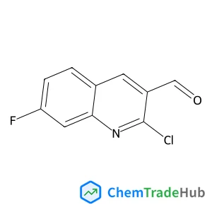 2-Chloro-7-fluoro-3-quinolinecarbaldehyde