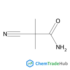 2-Cyano-2-methylpropanamide structure