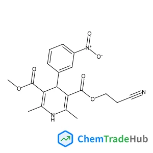 2-Cyanoethyl methyl 2,6-dimethyl-4-(3-nitrophenyl)-1,4-dihydro-3,5-pyridinedicarboxylate