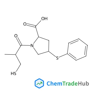 (4S)-1-[(2R)-2-Methyl-3-sulfanylpropanoyl]-4-(phenylsulfanyl)-L-proline