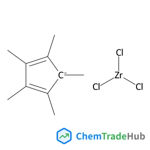 (2,3,4,5,5-Pentamethyl-1,3-cyclopentadien-1-yl)zirconium(3+) trichloride
